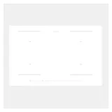 Table de cuisson induction 80 Bridge — VCR Blanc