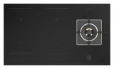 Table de cuisson hybride 90 induction + wok gaz — VCR Noir