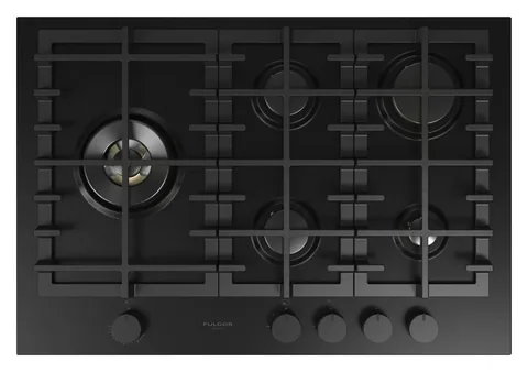 Plan de cuisson gaz 75 sur verre Fulgor Milano FPH 755 G WK BKG