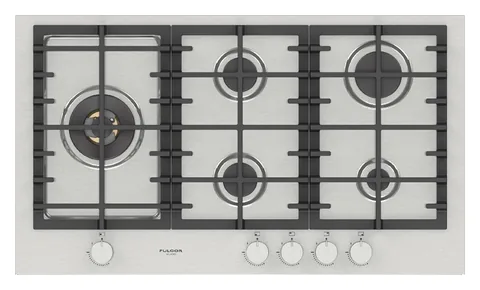 Plan de cuisson gaz 90 Fulgor Milano FPH 905 G WK X