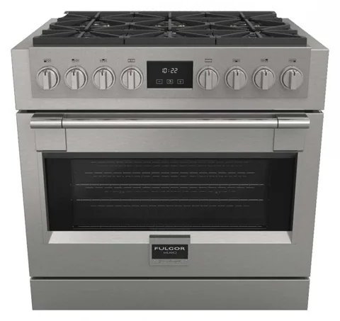 Cuisinière Pro Gaz 36" Fulgor Milano FSRC 3606 GG ED 2F X