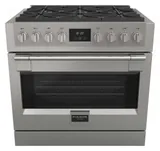 Cuisinière Pro Gaz 36" — Inox