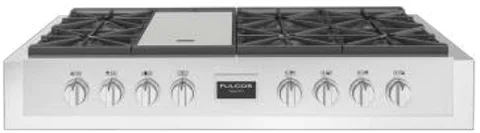Table de cuisson Range Top Gaz 48" Fulgor Milano FSRT 4807 G X