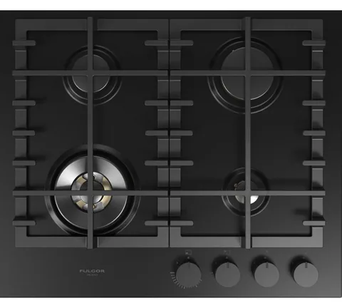 Plan de cuisson gaz 60 Fulgor Milano FUH 604 G DWK MBK