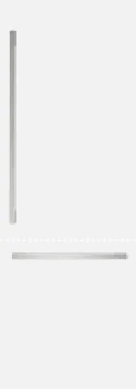 Kit poignées Urbantech inox réfrigérateur Fulgor Milano F4HKU30BMSS