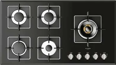 Plan de cuisson gaz 90 sur verre