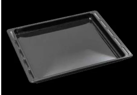 Plateau émaillé h30 pour fours 60 cm Fulgor Milano FET 60 BK
