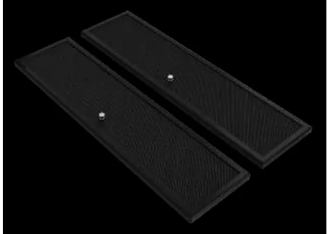 Kit filtres à graisse pour table aspirante ARIA+ Fulgor Milano FGREASE ARIA+
