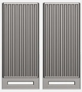 Grilles inox avec diffuseurs de chaleur Fulgor Milano FOBQ GRT X