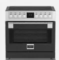 Cuisinière Induction 90 cm — Noir Mat