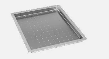 Plateau perforé inox 389x322x26 Fulgor Milano T 4336 X